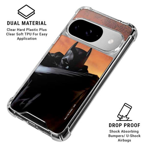 DC Comics Batman Begins Art Google Pixel 10 Clear Case